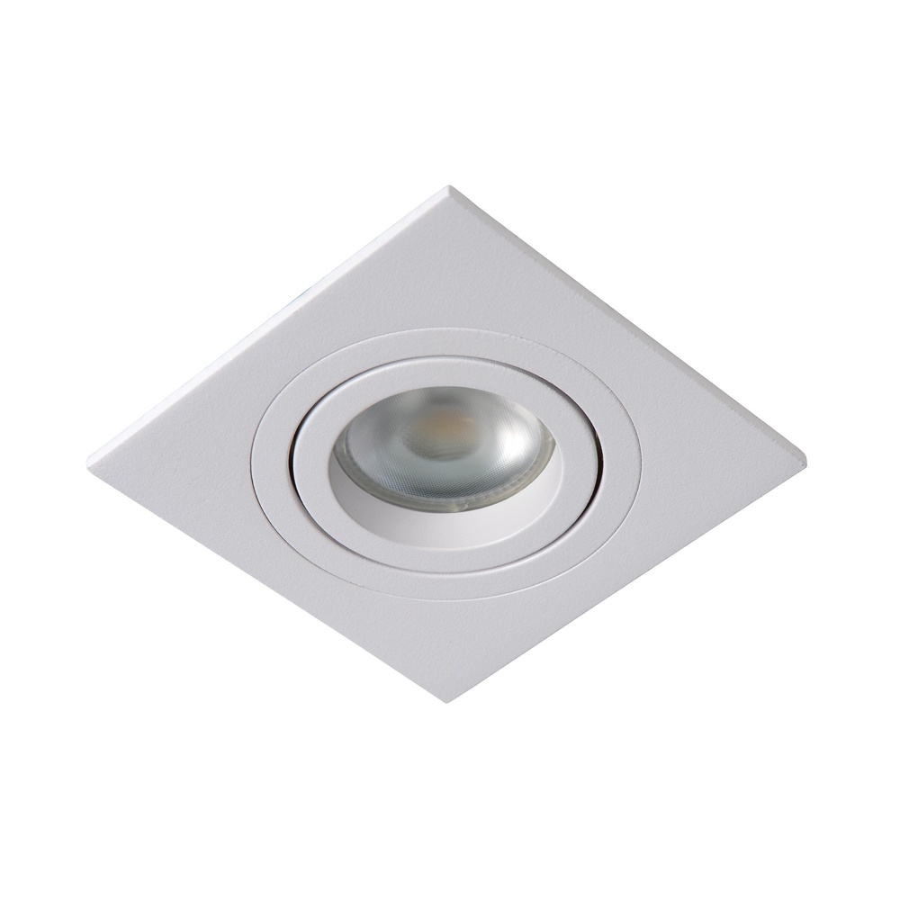 Lucide InbouwspotTube vierkant wit - 22955/01/31